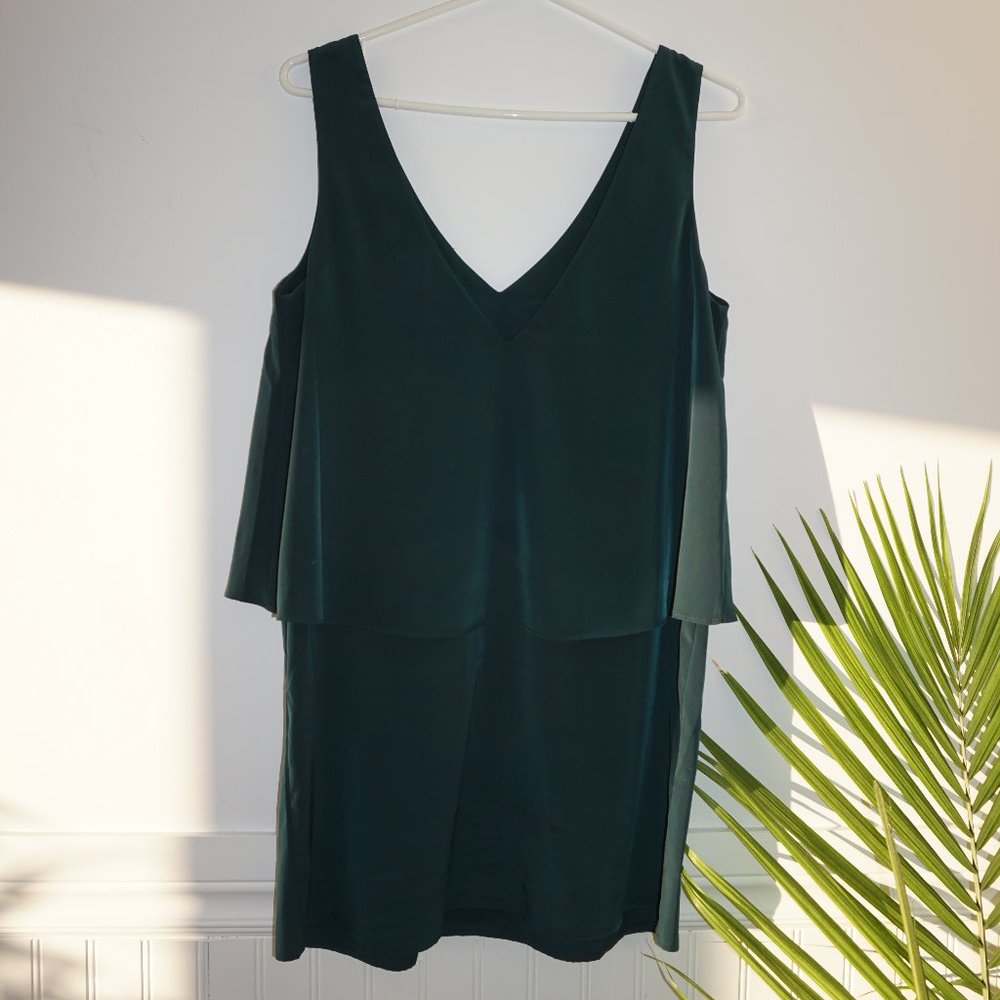 Flowy Emerald Green Dress